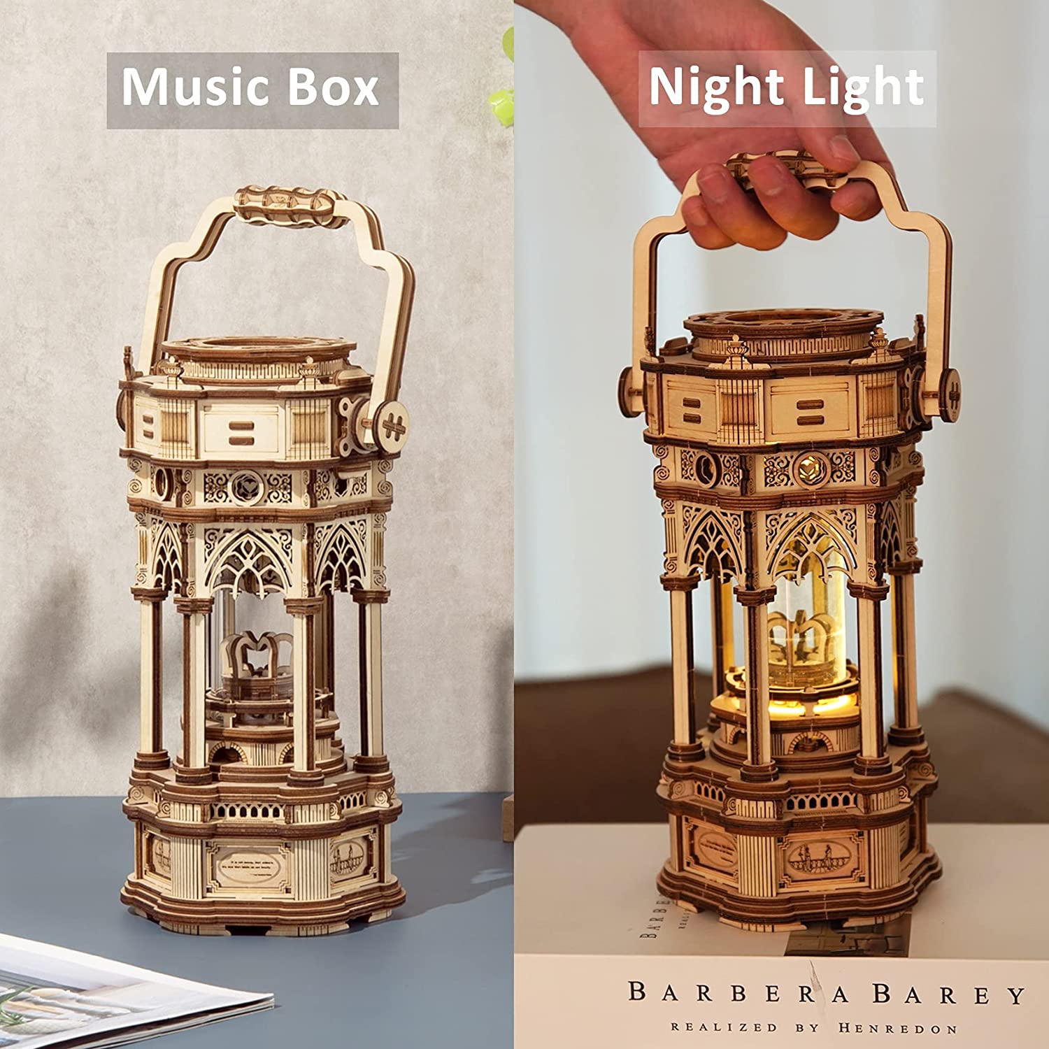 Rokr 3D Wooden DIY Musical Box Kit.