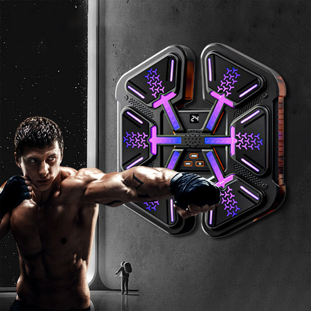 Smart Punching Boxing Electronic Music Machine Home Training Bluetooth With LED — image 10