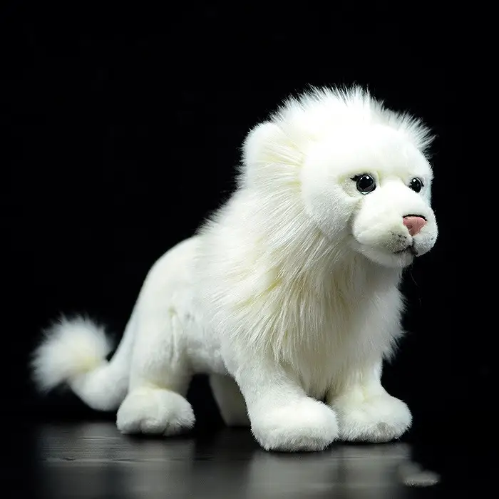 Soft Toy White Lion Doll