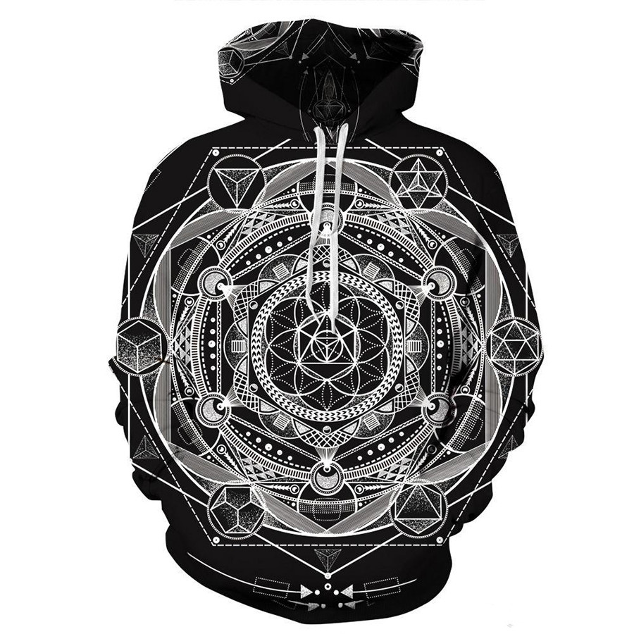 High Temperature Digital Printing Sweater Pullover Hoodie Loose