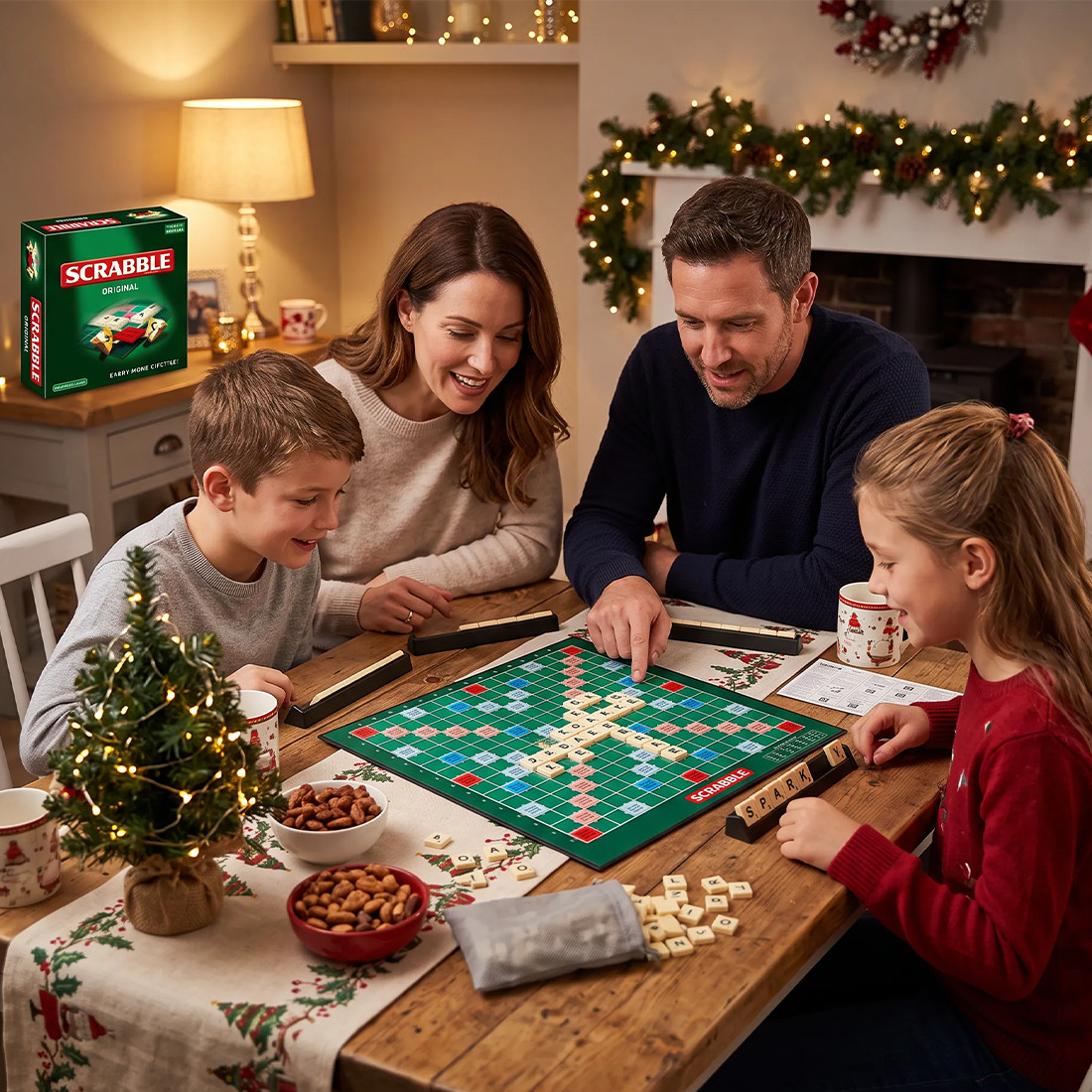 Scrabble Original Classic Board Game Toy New & Sealed Family Kids A Dult Edition