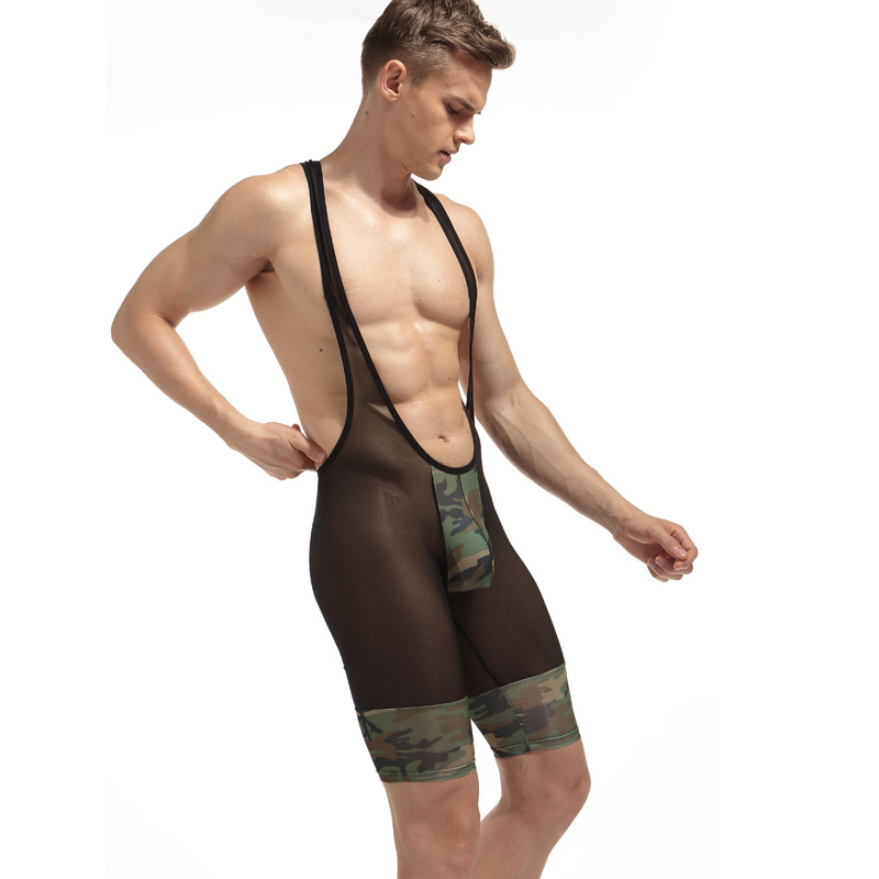Men's Mesh Swimsuit One Piece Costume - Image 3