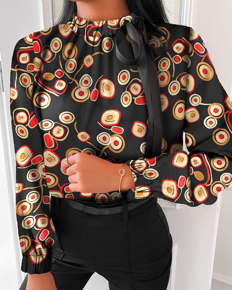 Commuter Print Long Sleeve Shirt