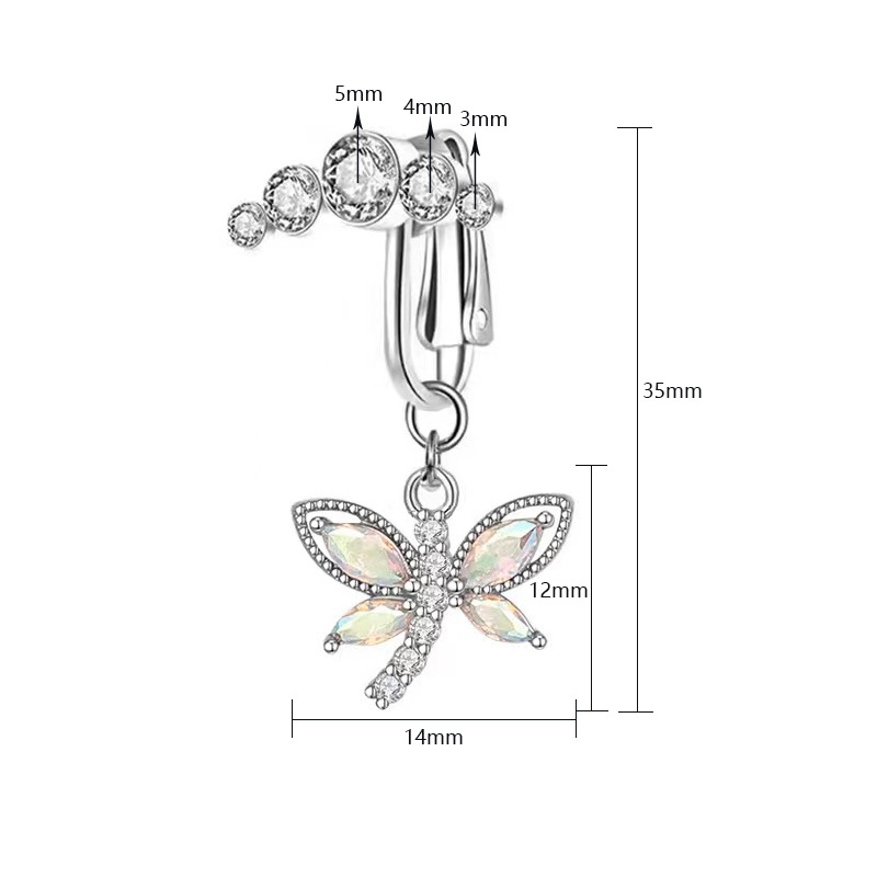Women’s Fashion Perforated Navel Clip