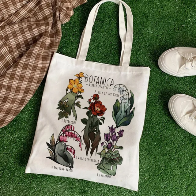 Women's Shopping Bag Funny Cute Cartoon Cat Pattern 5 Style - Shop at LoveMi