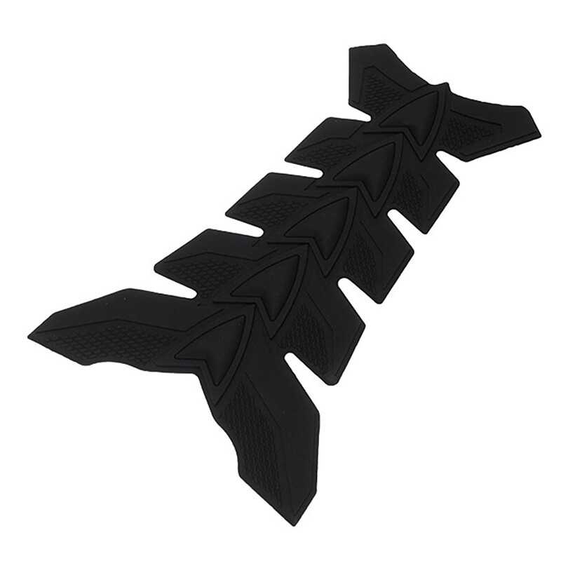 Universal Motorbike Motorcycle Rubber Tank Scratch Protector 3D Sticker Pad New — image 7
