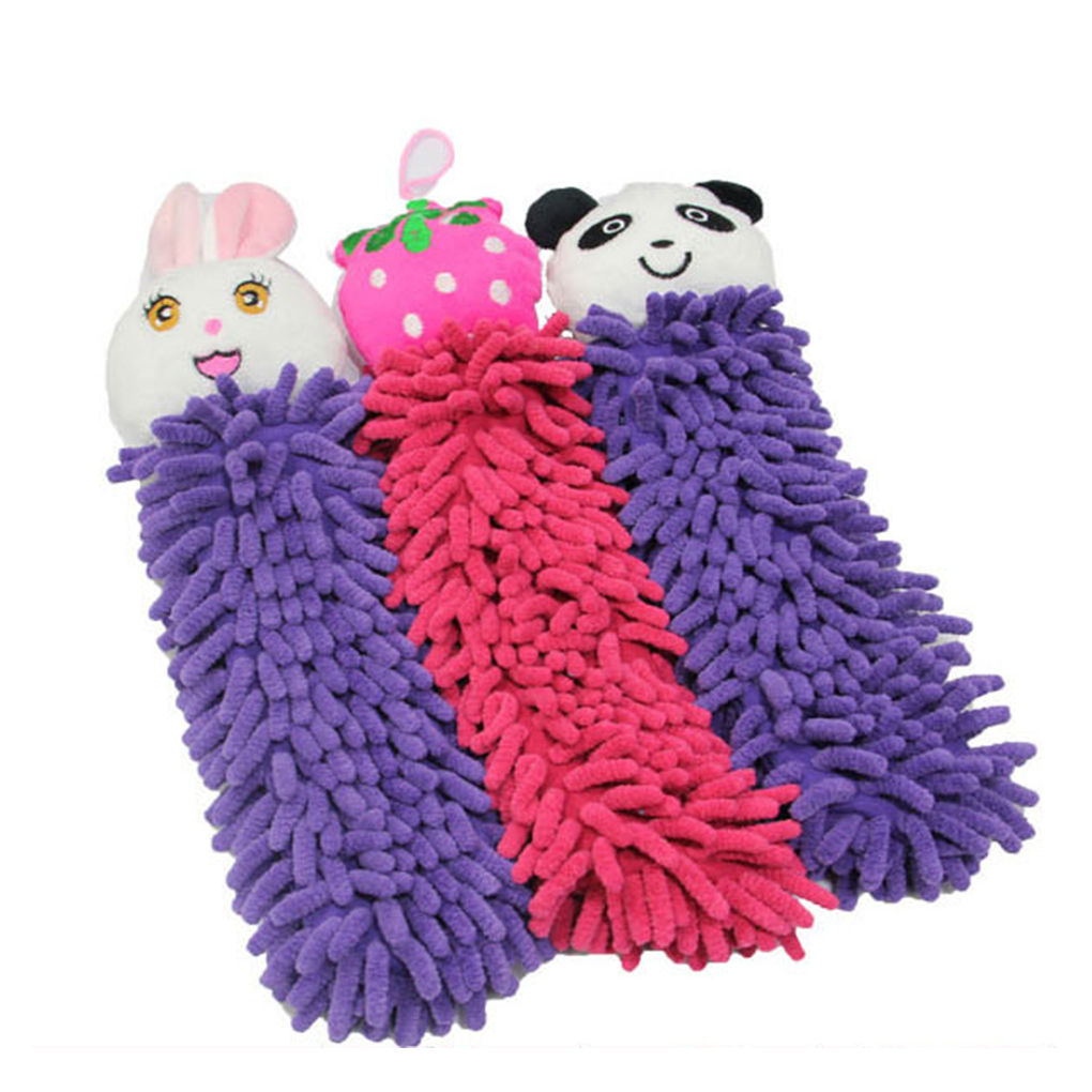 Title 3, Cartoon Cute Hanging Chenille Towel