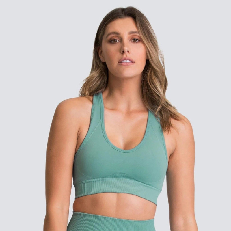 Title 12, Pure color seamless yoga sports underwear