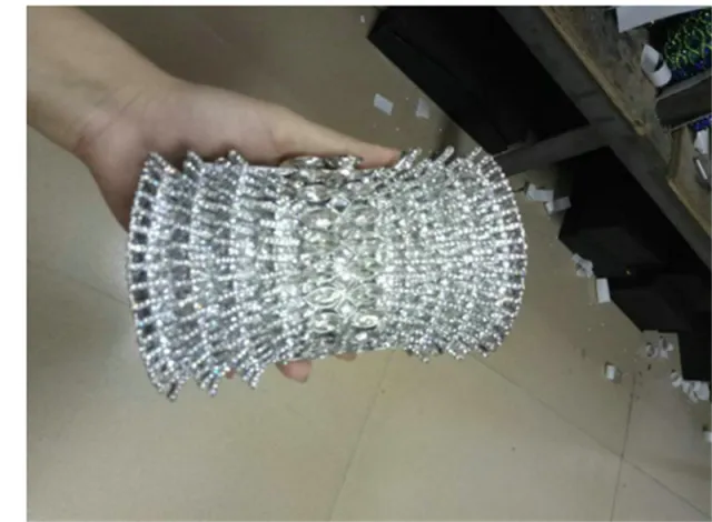 Women's Diamond String Empty Hard Case Full Diamond Clutch H - Shop at LoveMi