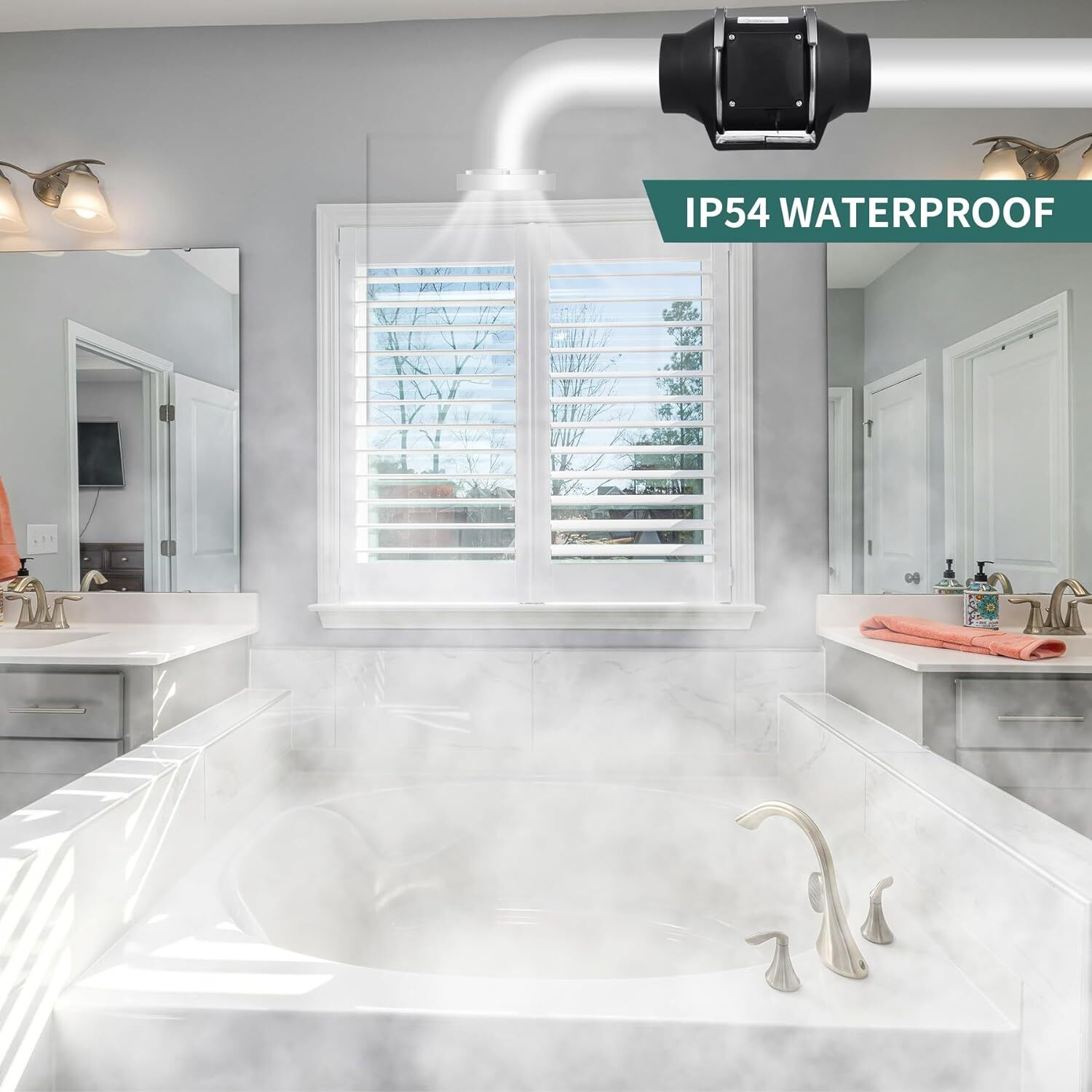4 In100mm 220V Quiet Inline Extractor Fan Bathroom Hydroponics For Ventilation — image 11