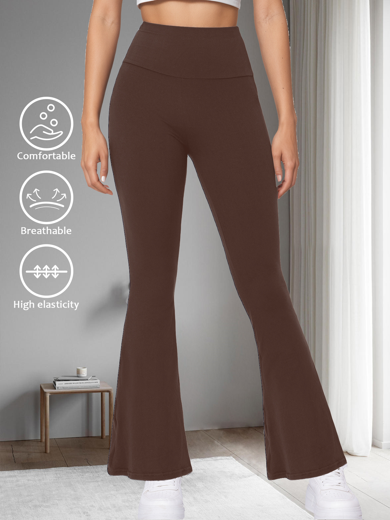 Plus Size Confortbel Workout Leggings Womens Sofy Yoga Leggings High Waist Buttery Eddiy Yoga Pants