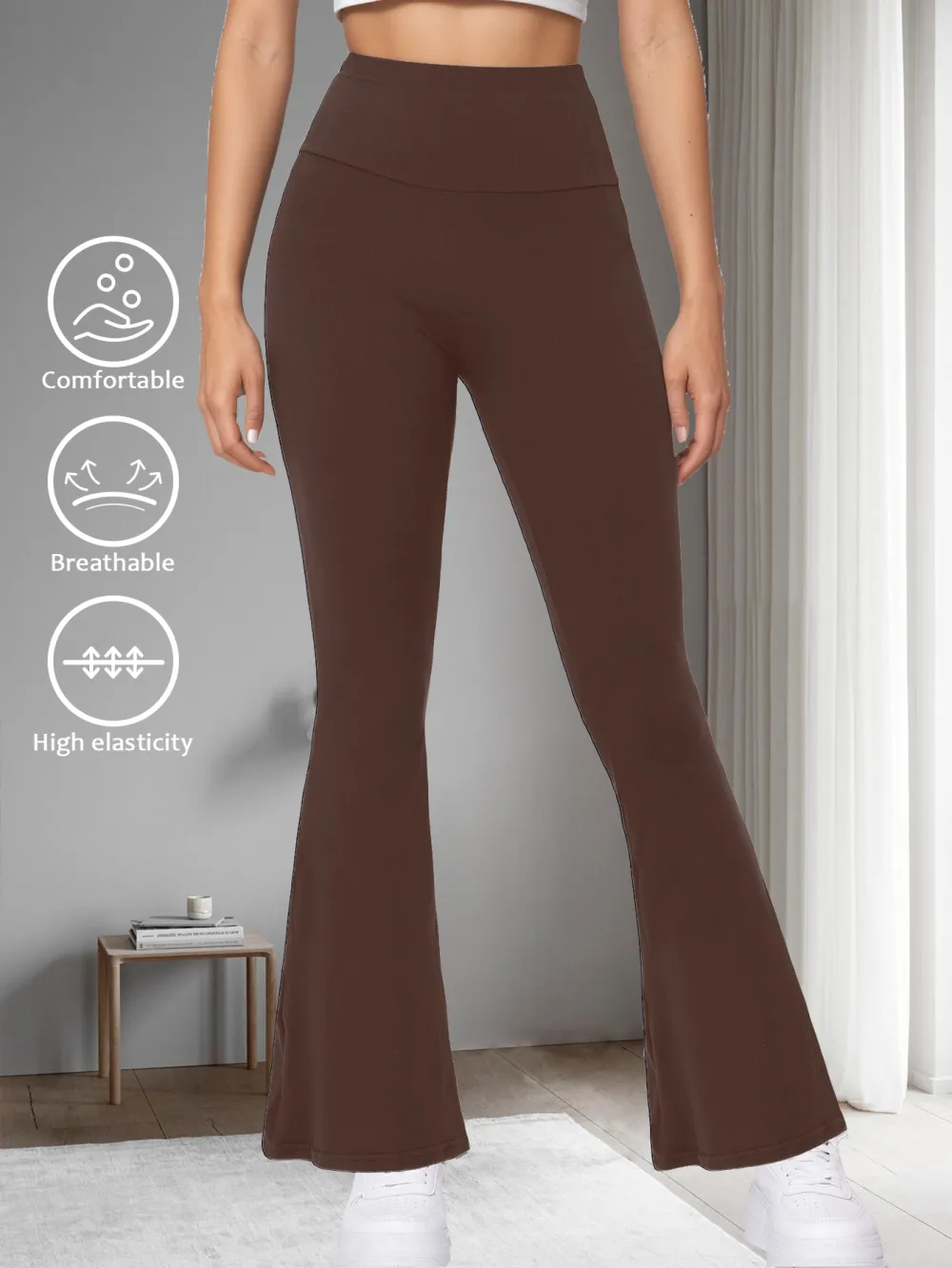 Plus Size Confortbel Workout Leggings Womens Sofy Yoga High