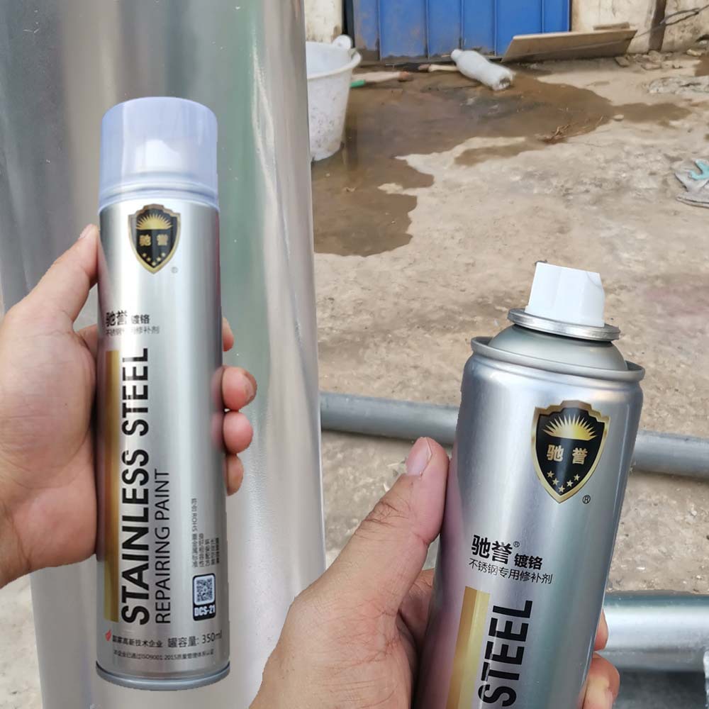 Title 3, 350ml Chrome Plated Spray Paint Repair Metallic...