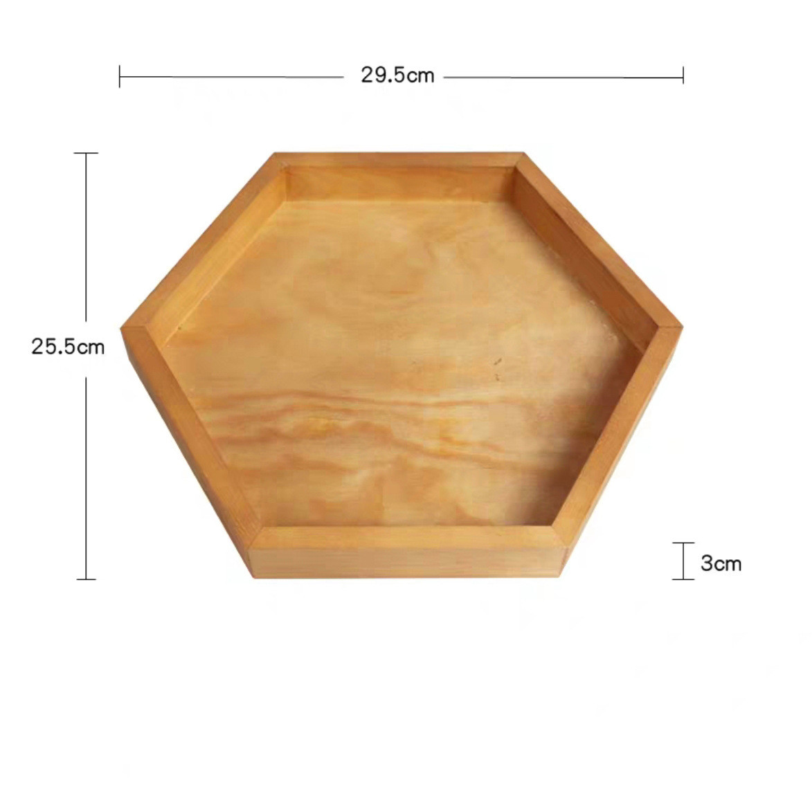 Wooden hexagonal