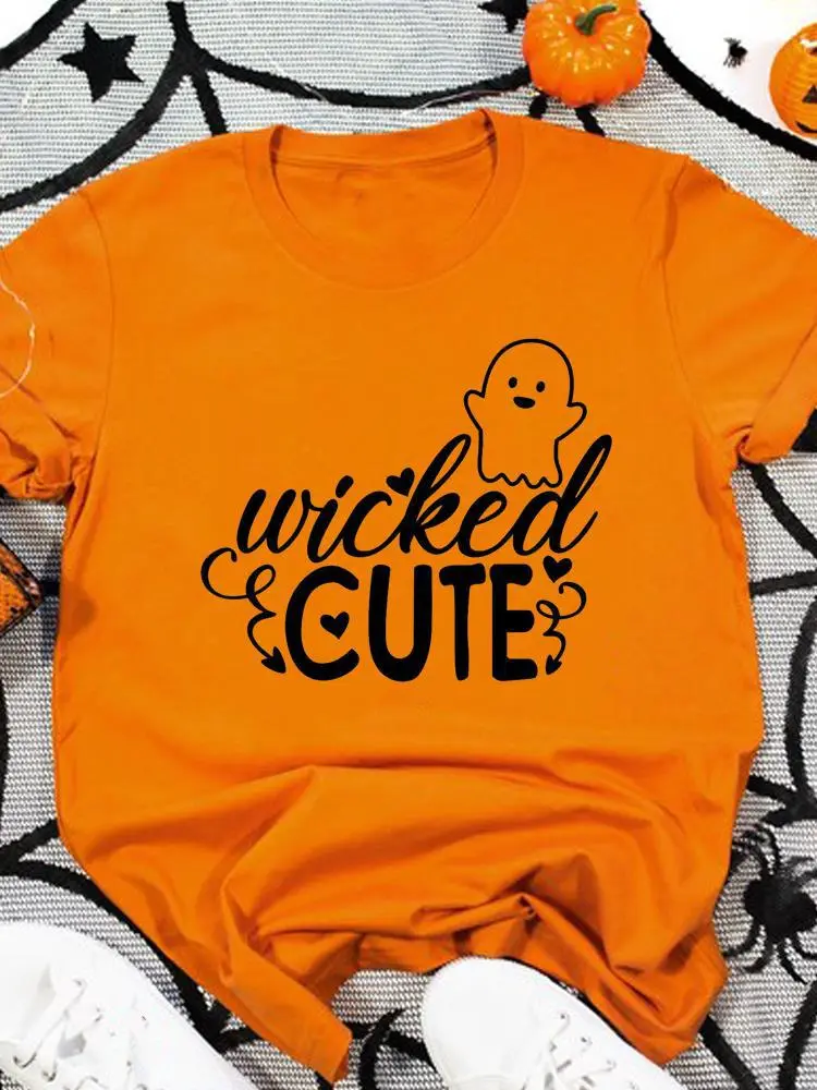 European And American Holiday Short-sleeved T-shirt Top - Cj27603Range