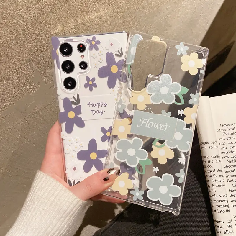 Women's Fashion Minimalist Printing Anti-drop Phone Case Protector
