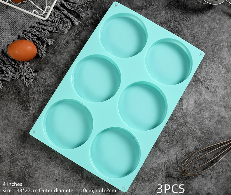 Silicone chiffon cake molds 4Inches 3Pcs - Shop at LoveMi