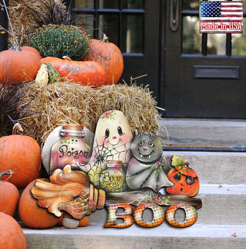 White ghost cat pumpkin