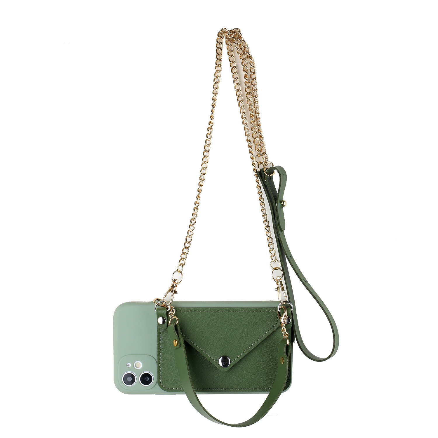 Handheld Messenger Rope Mobile Phone Case With Card Bag - Image 7