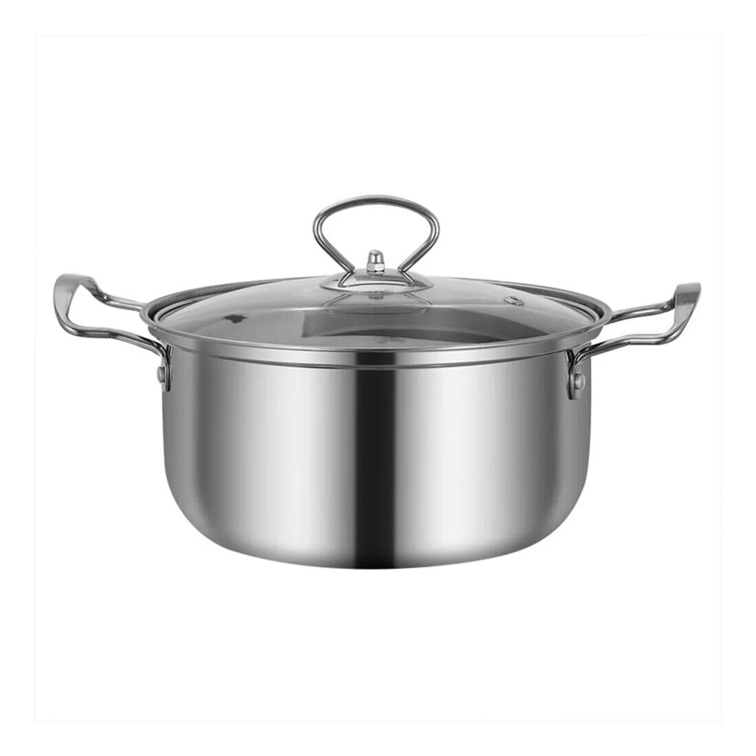 11PCS Induction Non Stick Stainless Steel Cookware Cooking Pot Pan With Lids Set — image 7