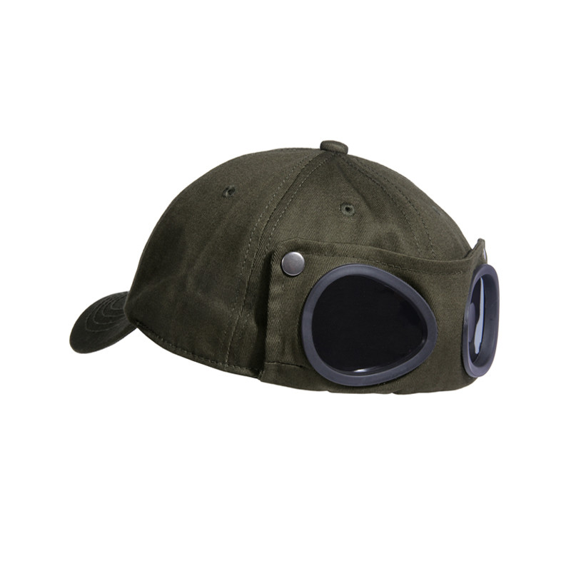 Men's Retro Hip Hop Peaked Glasses Aviator Hat
