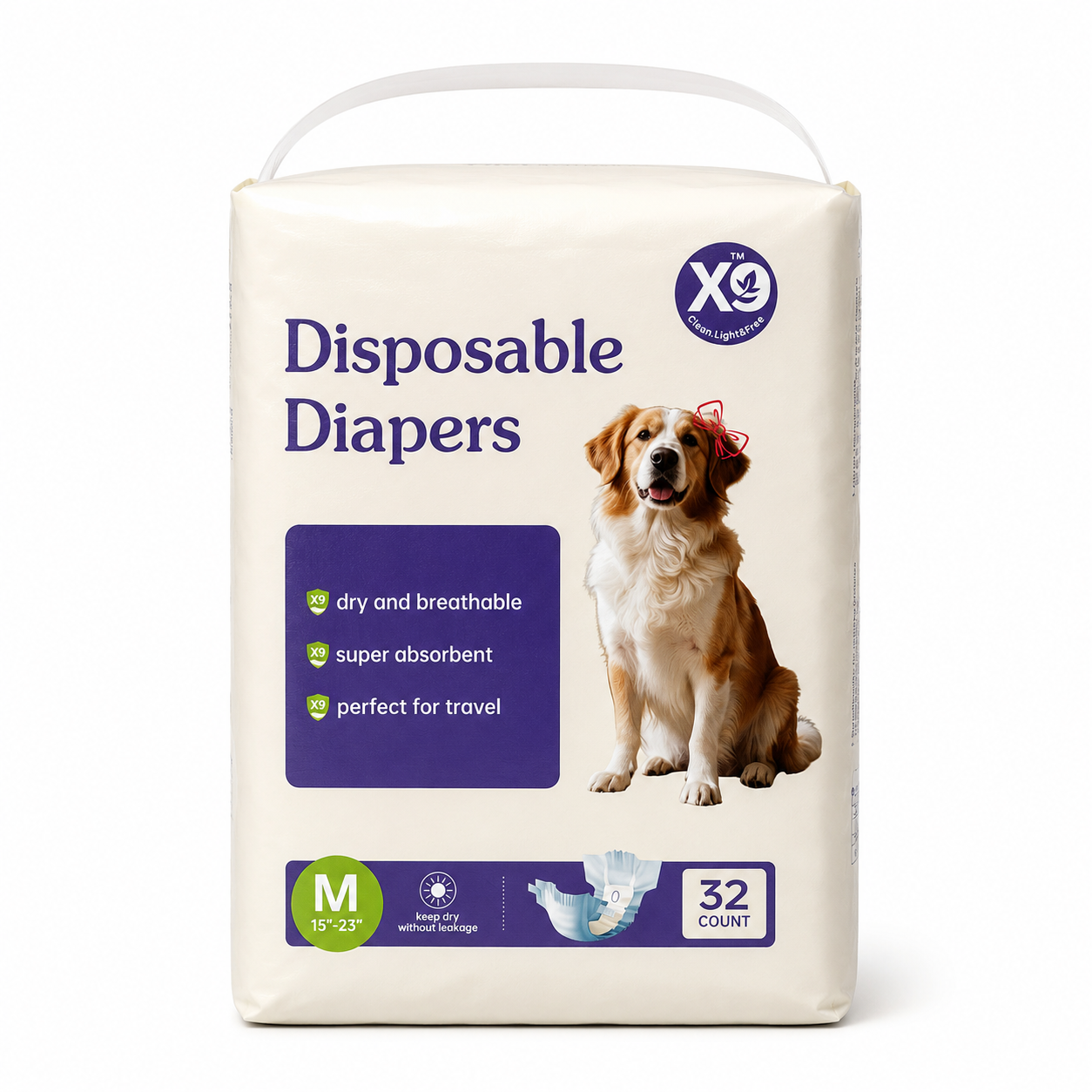 Disposable Female Dog Diapers 4