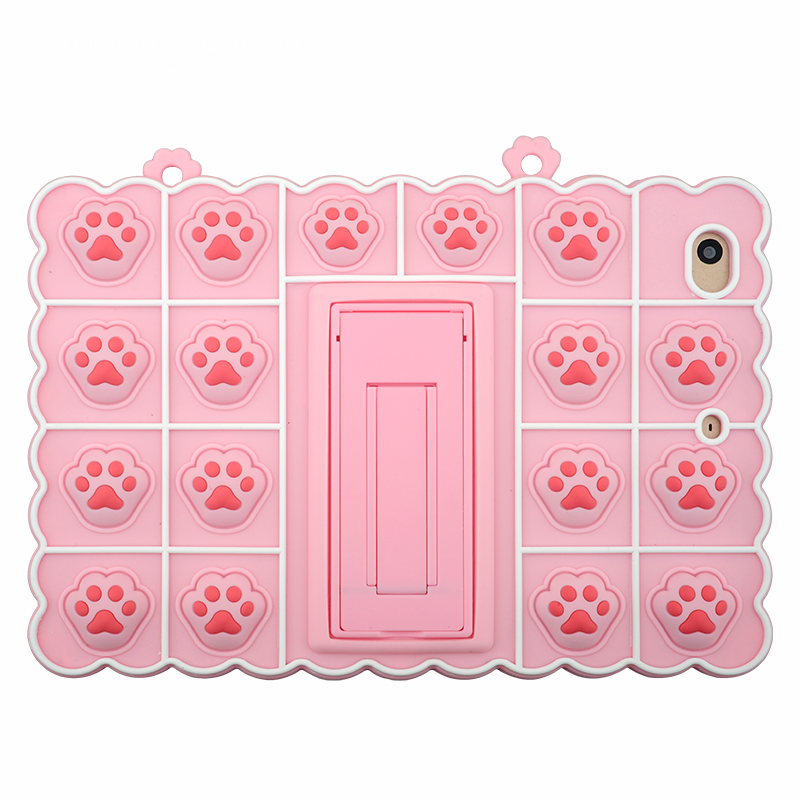 Cartoon Flat Silicone Anti-fall Protective Cover