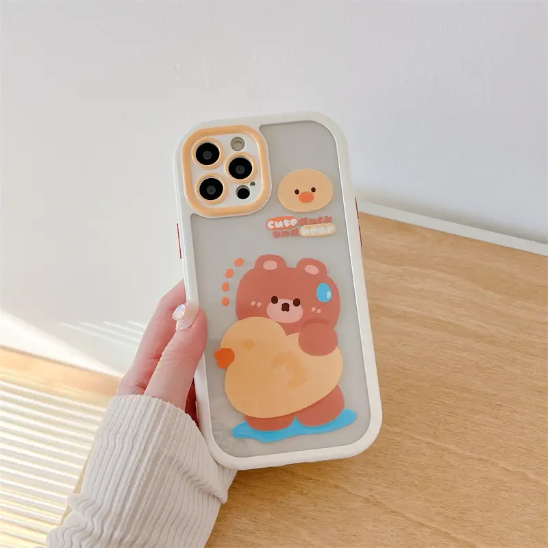 Summer Bear Duck Anti-fall Phone Case