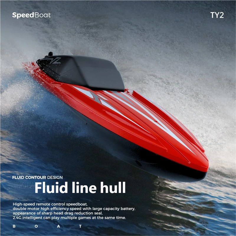 SpeedBoat-TY2 2.4G High-Speed Dual-Motor Remote Control Speedboat
