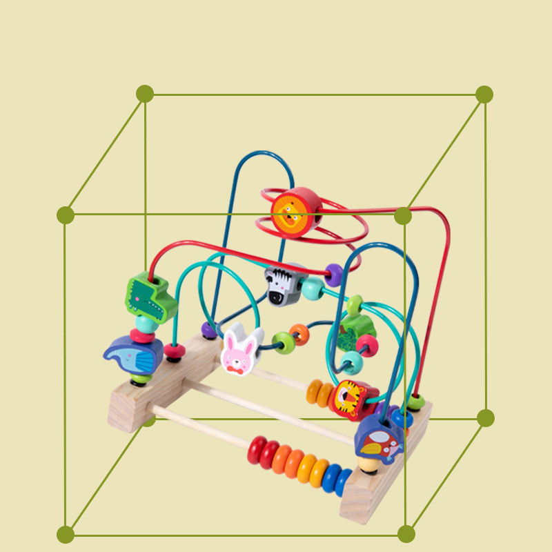 Title 2, Ensemble de jouets labyrinthe cognitifs en bois...