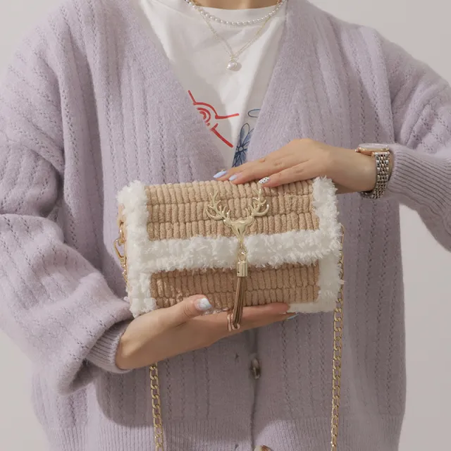Grid Self made Self sewn Gifts For Girlfriend Khaki - Shop at LoveMi