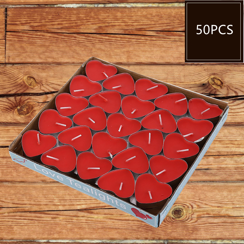 Colorful Peach Heart Wax 520 Valentine's Day Chinese Valentine's Day Proposal Declaration