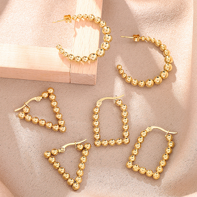 Women's Fashion Retro Temperament Geometric Ear Studs