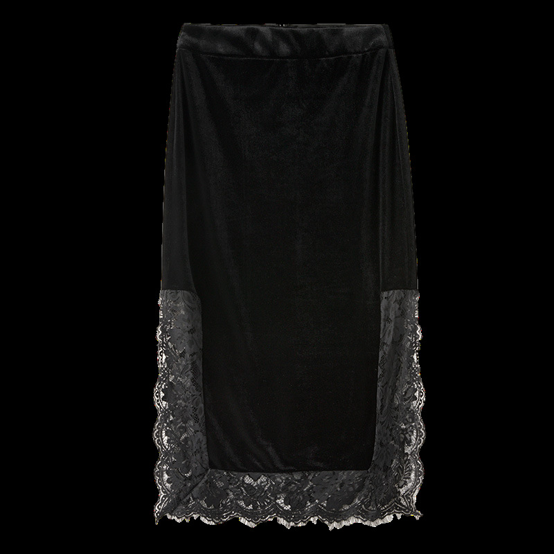 Women's Mid Length Lace Skirt