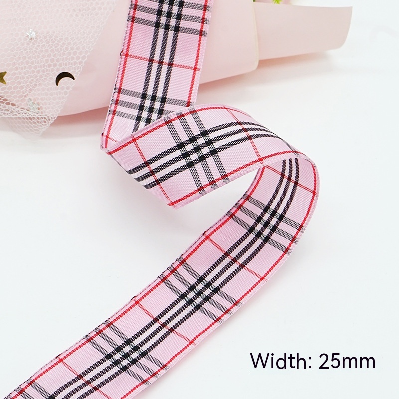 B005 Plaid Ribbon 16mm