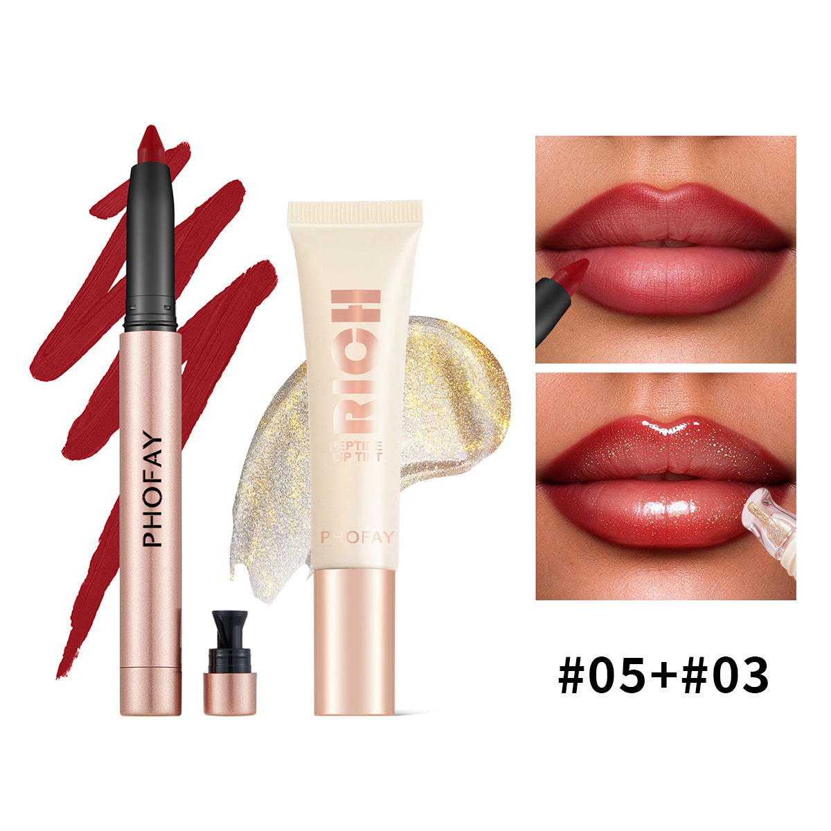 PHOFAY MATTE LIP LINER LIPSTICK PEN image 21