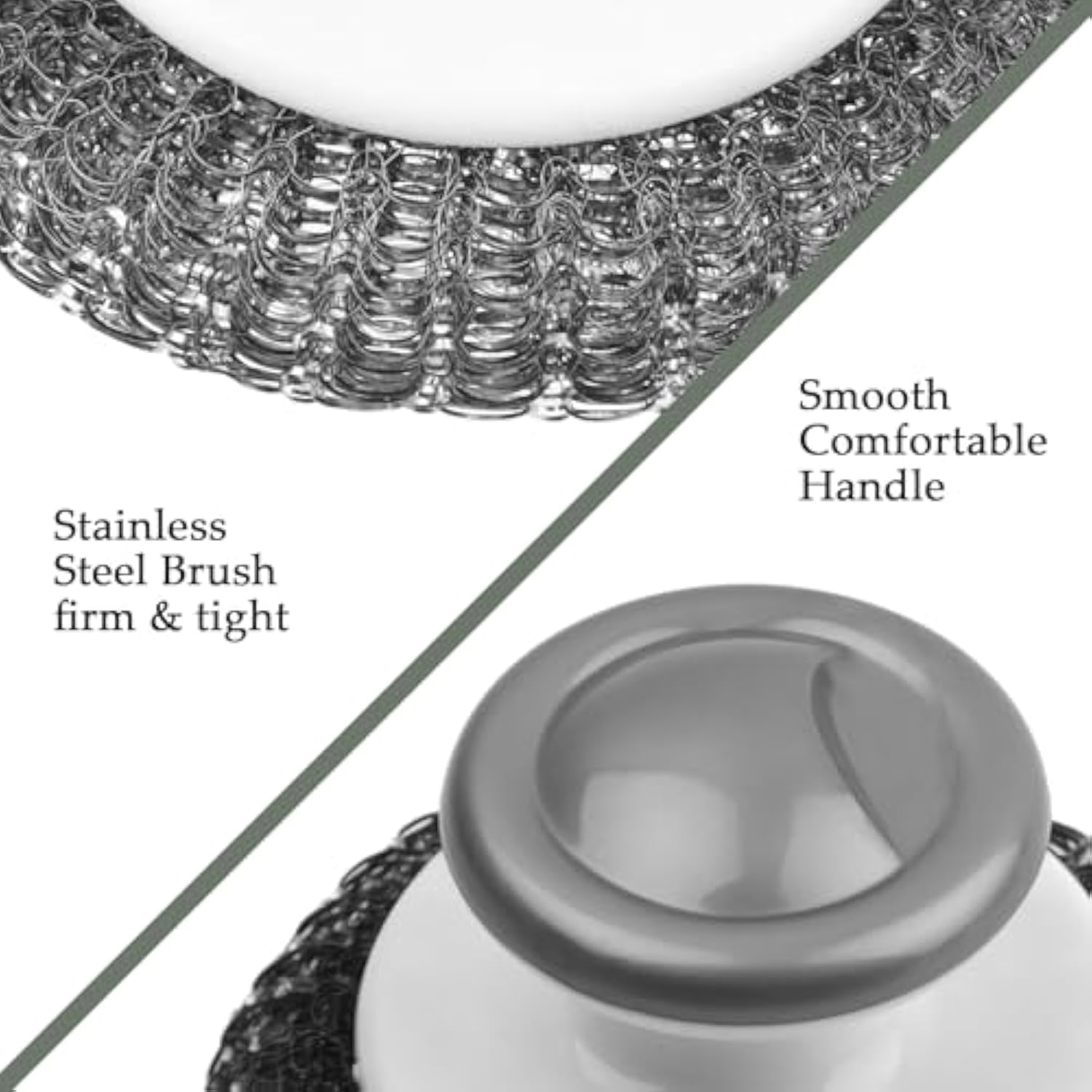 Stainless Steel Wool Scrubber, Scrubbing Scouring Pad, Steel Wool Scrubber For Kitchens, Bathroom And Kitchen Pots, Pans, Sink