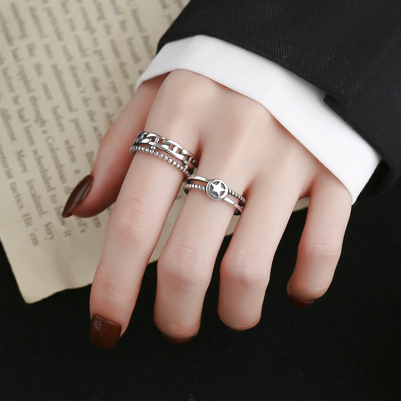 Title 3, Sterling Silver Combination Stacking Rings For ...