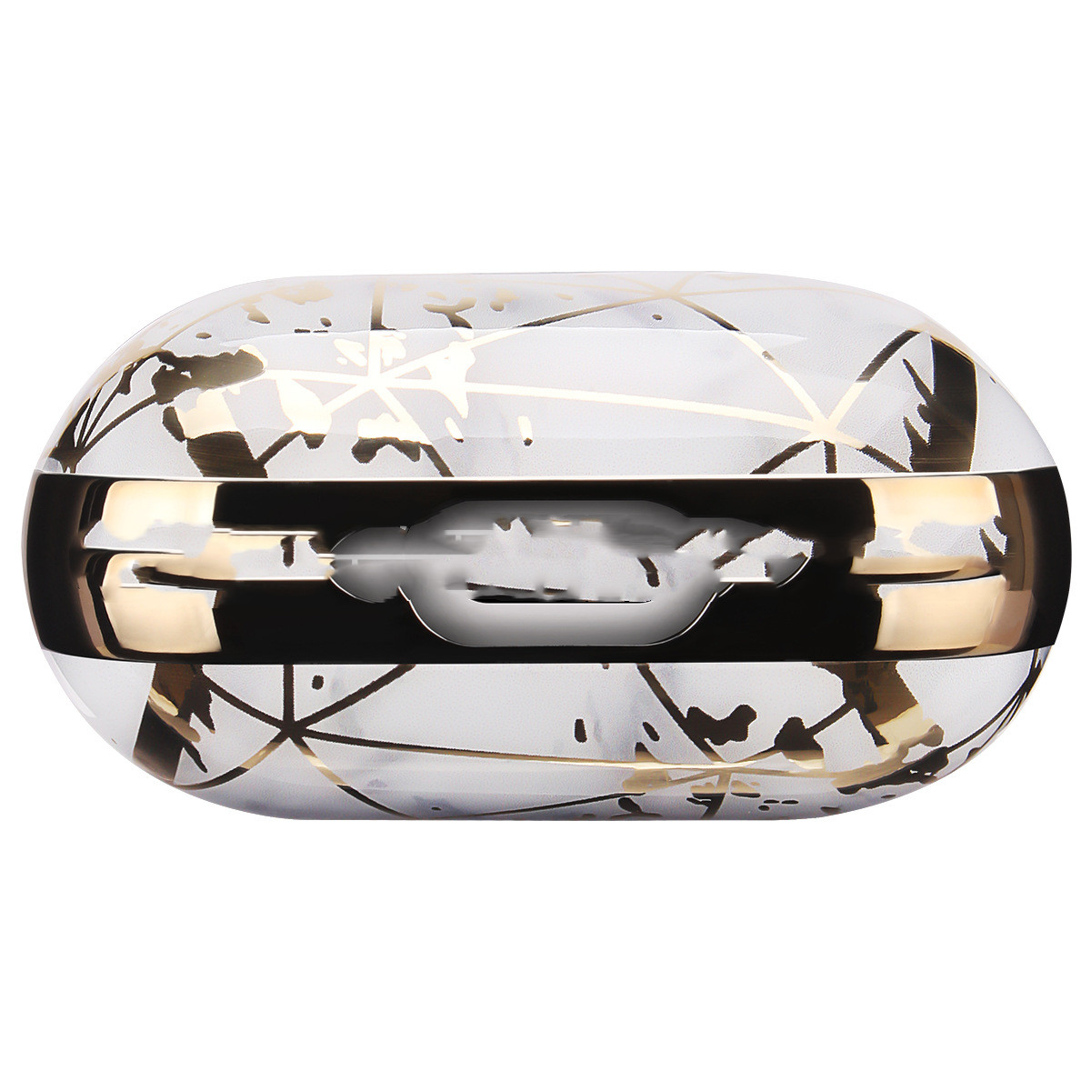 Compatible with Apple, Electroplating Gold Hard Shell White Marble Earphone Cover Is Suitable - Image 7