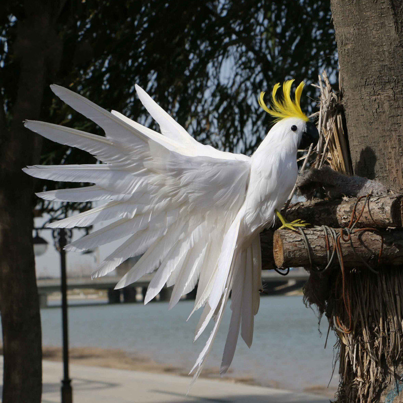 Simulation Feather Parrot Ornament Home Decoration