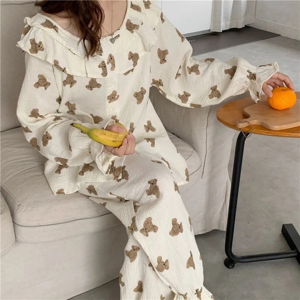 Title 4, Long Sleeved Pants Home Suit For Women