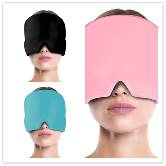 Ice Compress Headache Eye Mask Hat Relief For Migraines, Stress, And Tension Massage Tool Suit - Shop at LoveMi