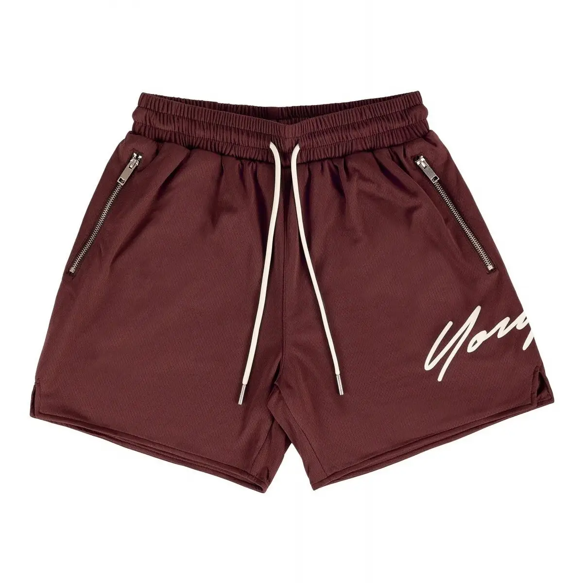 Men's Loose Quick Dry Zip Five Point Shorts