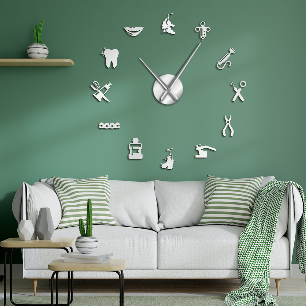 Mirror Wall Clock 5