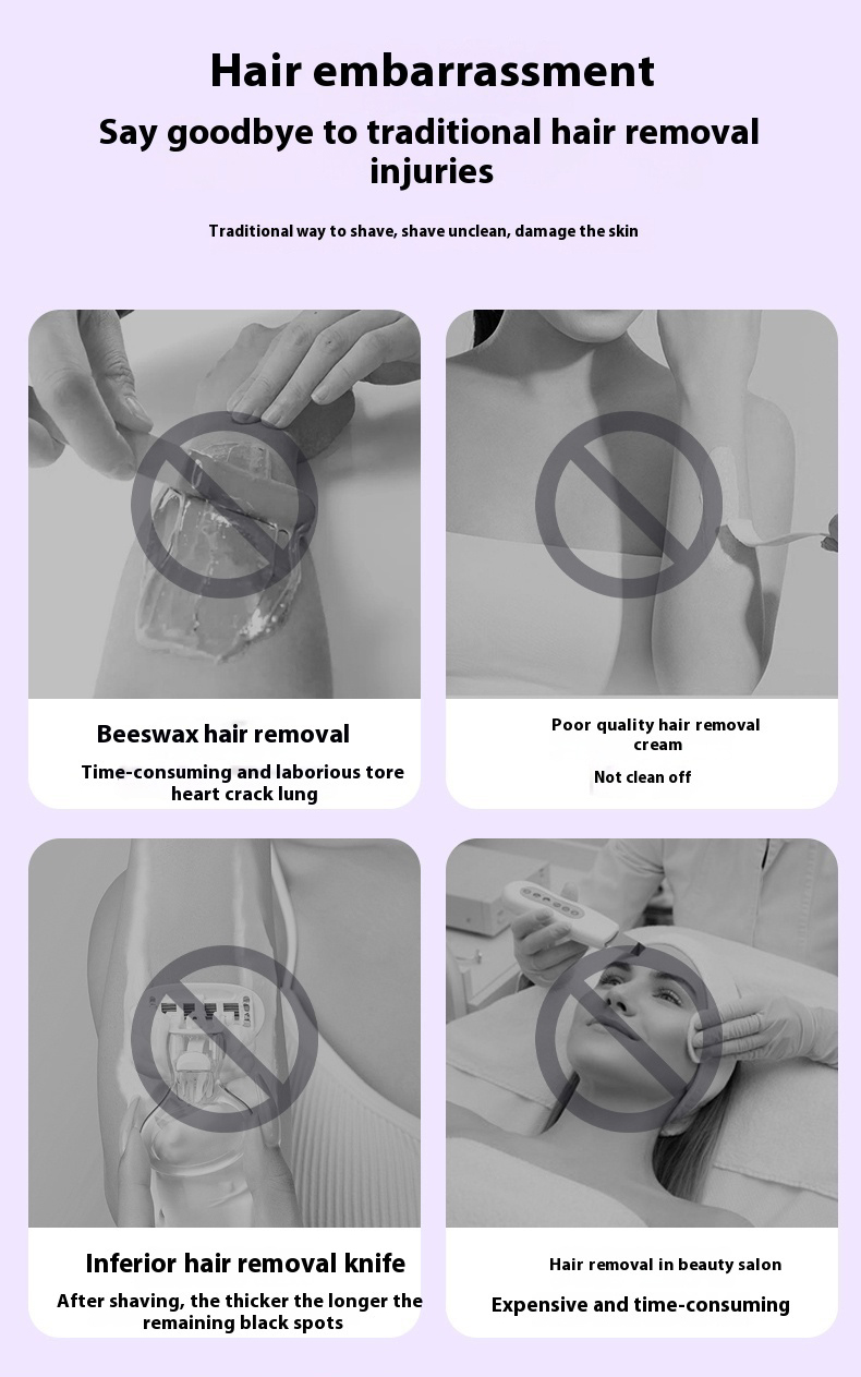 Women Mini Electric Hair Shaver,Double Head Electric Shaver