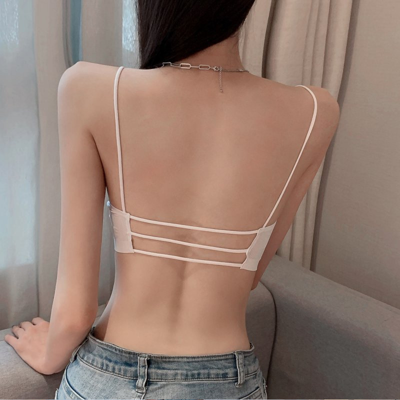 Camisole Vest Women's Chest Pad Anti-glare Tube Top Underwear