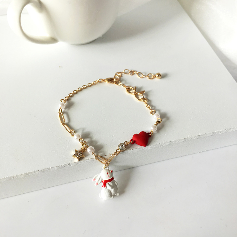 Everyday Wear Bracelet Cute Sweet Pearl Flowers