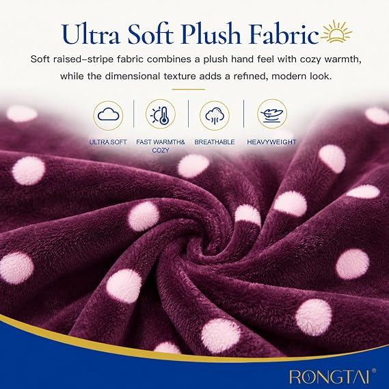 RONGTAI Womens Bathrobe Ladies Fleece Plush Warm Long Robes Nightgown Sleepwear — image 12
