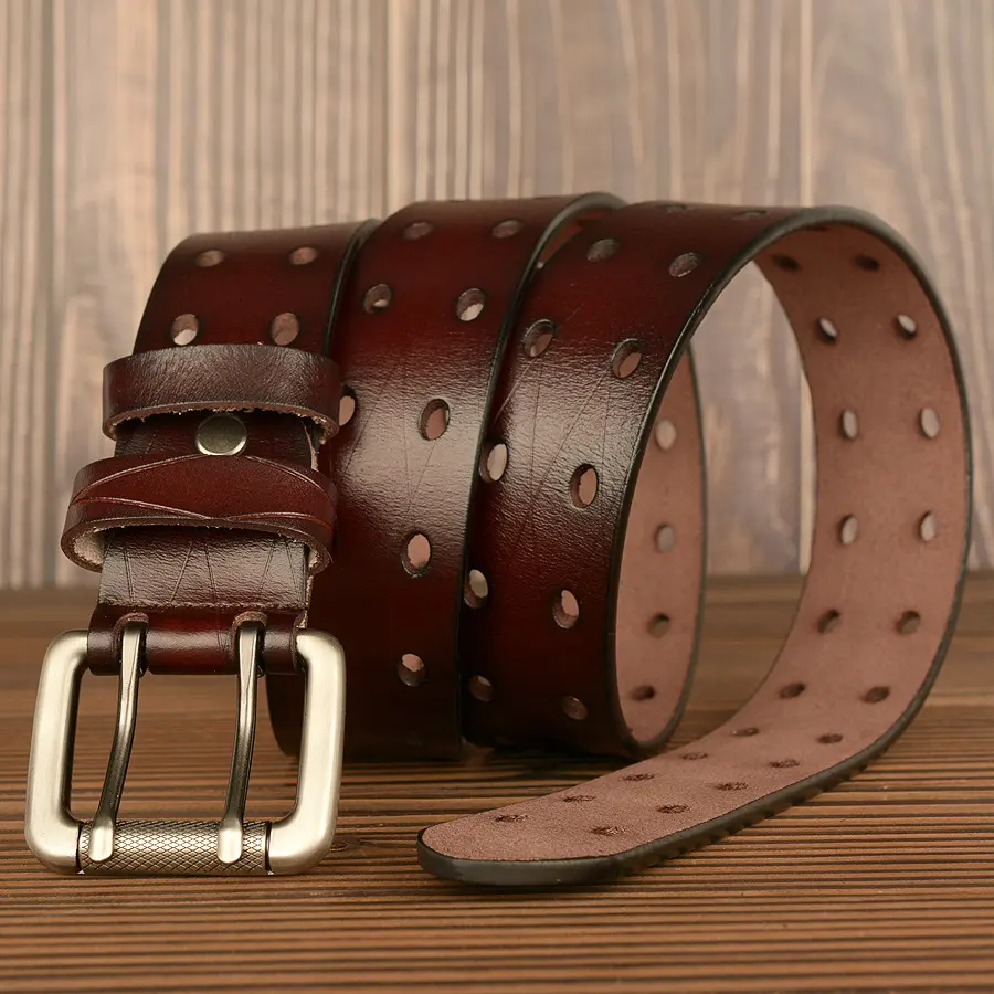 Men's Belt Leather Personality Casual Jeans