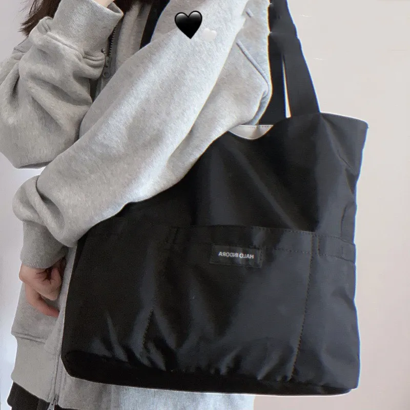 Tote Bag Oxford Cloth Large Capacity - Black